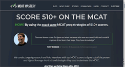 Desktop Screenshot of mcatmastery.net